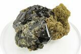 Gemmy Cassiterite Crystals with Siderite - Viloco Mine, Bolivia #249658-1